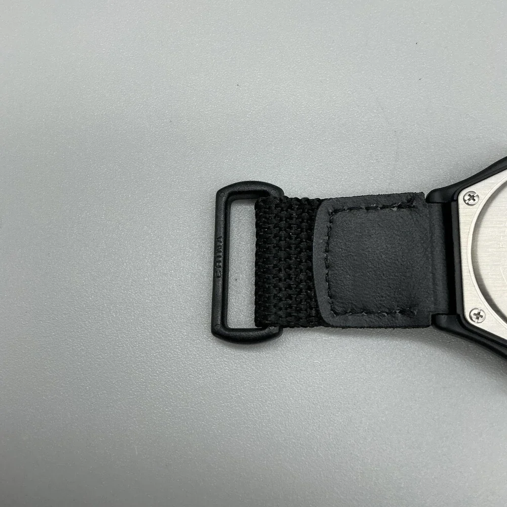 Vintage Casio Forester FT-500 Men Watch 41mm Black Nylon Illuminator New Battery